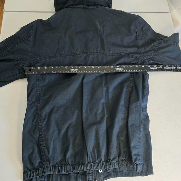 Bench Utility Jacket Men's Medium Full Zip Up Hooded Navy Blue - Picture 13 of 16